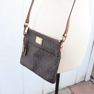 Calvin Klein Crossbody Brown CK Bag Purse - Barely Worn